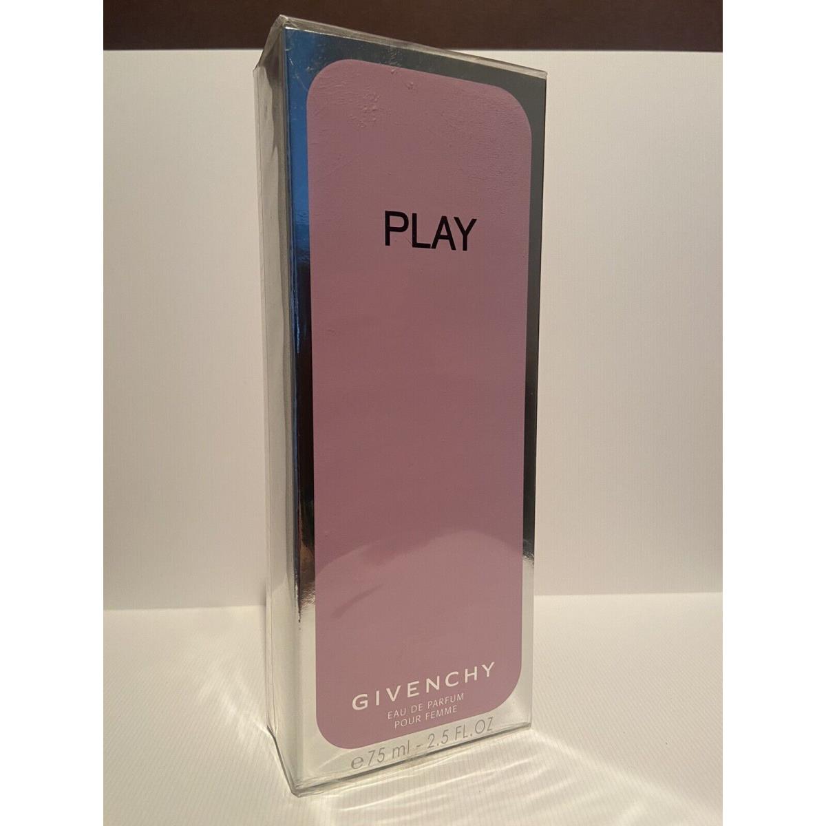 Givenchy Play 2.5 Fl. OZ / 75 ml Eau de Parfum Spray For Women Rare