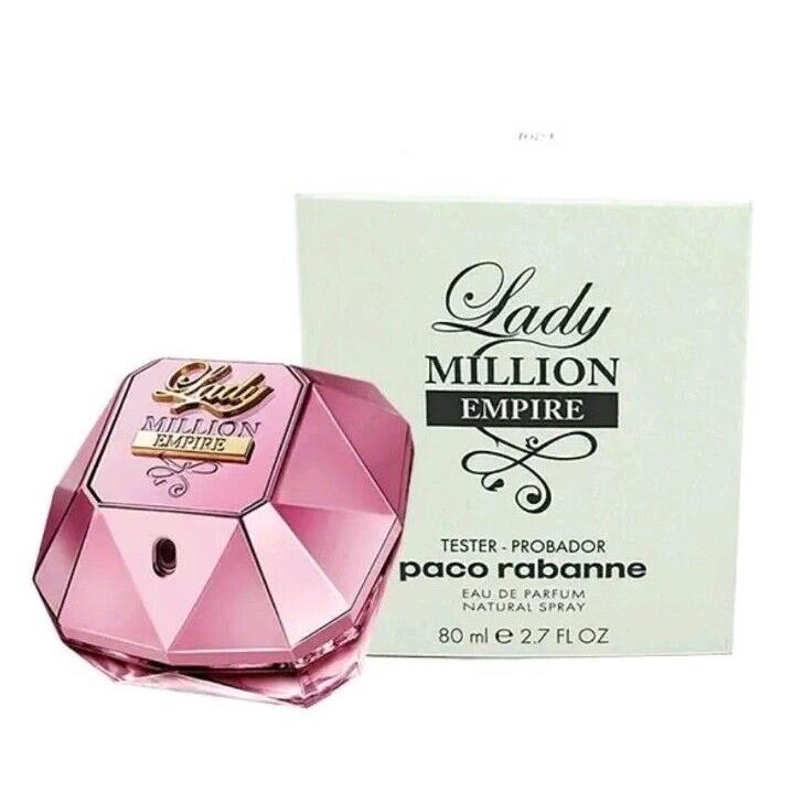 Lady Million Empire by Paco Rabanne 2.7 oz Edp Perfume For Women Tester