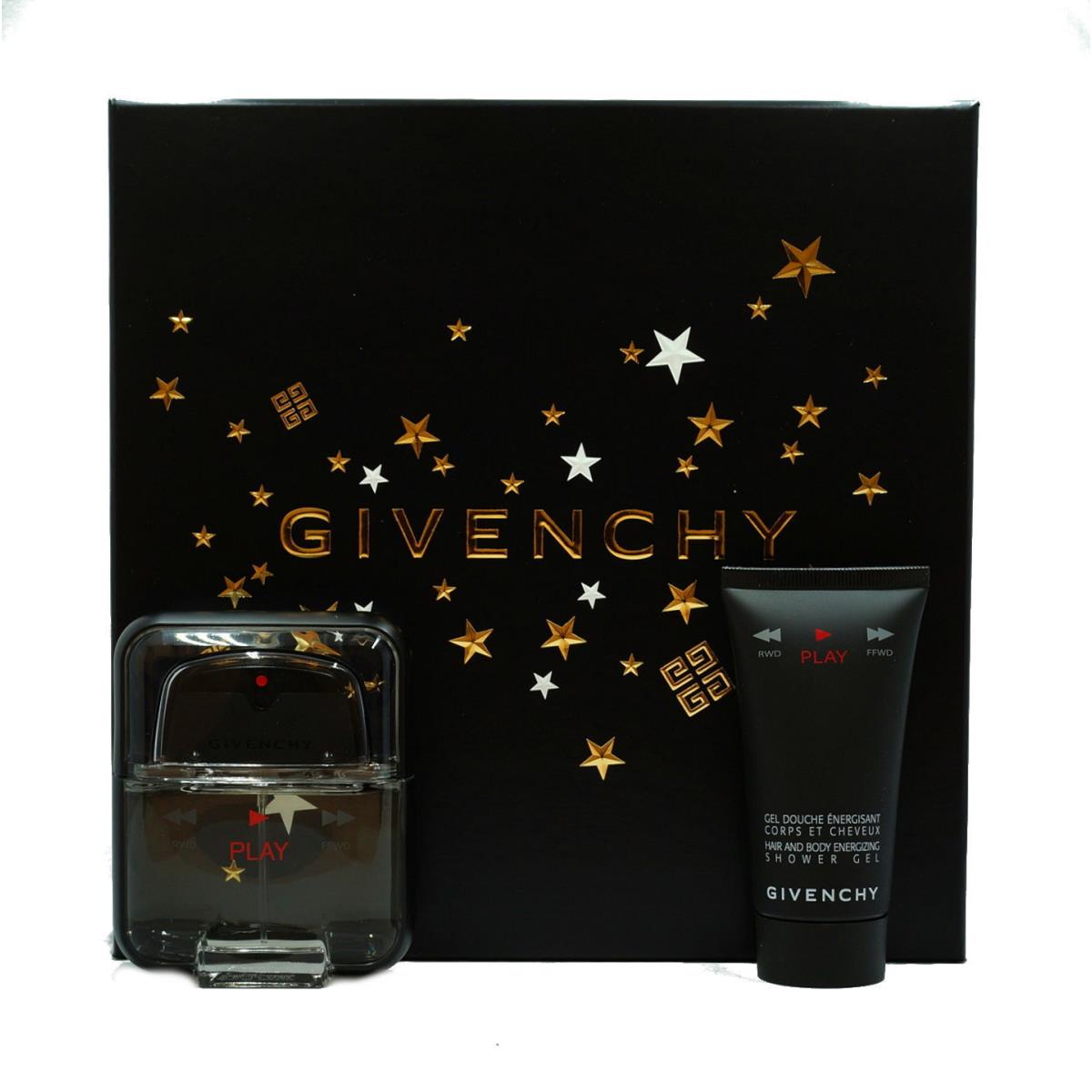 Givenchy Play 2 Piece Gift Set Eau DE Toilette Spray 50ML NIB-P155034