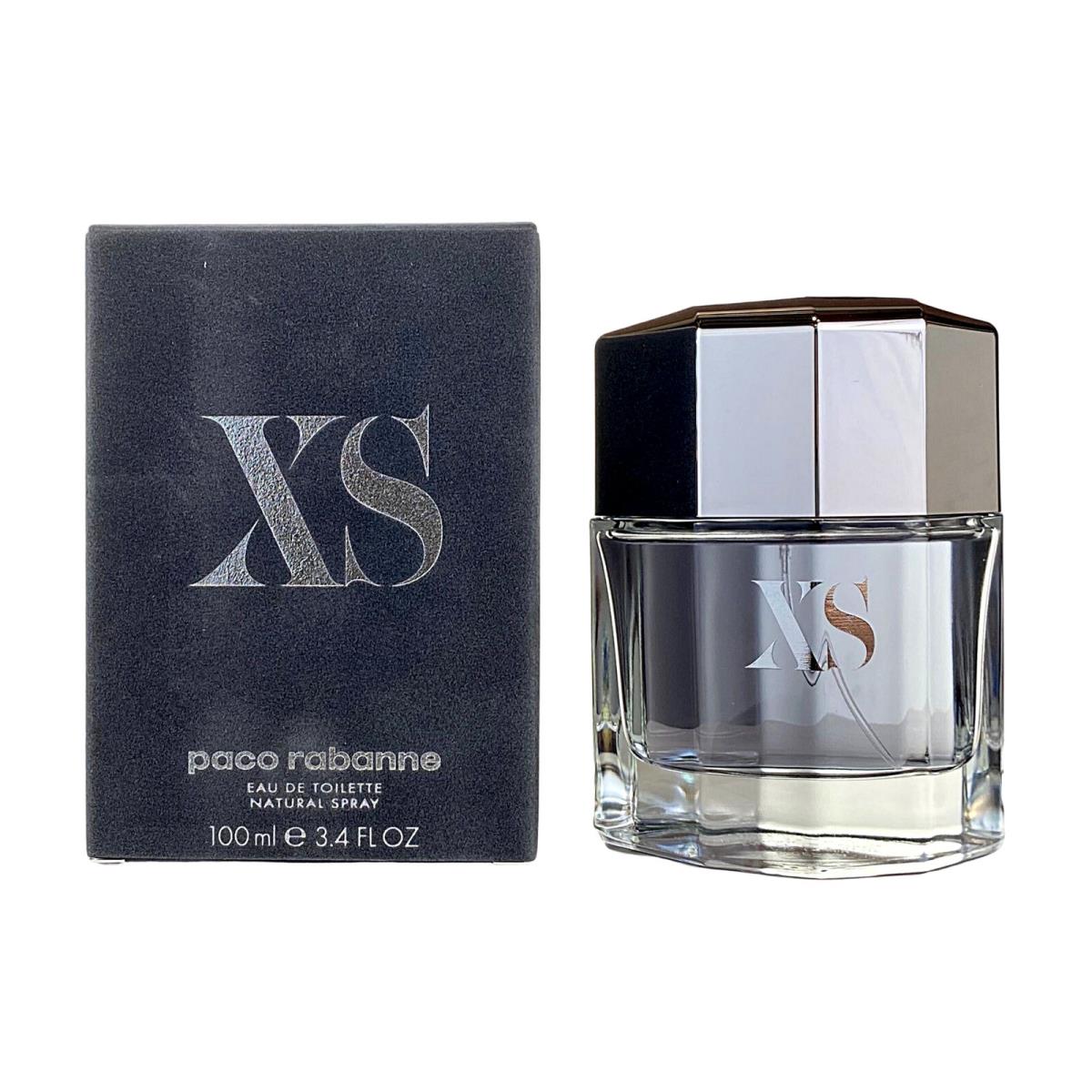 Paco Rabanne Xs Eau De Toilette For Men 3.4 oz / 100 ml - Spray - Packaging