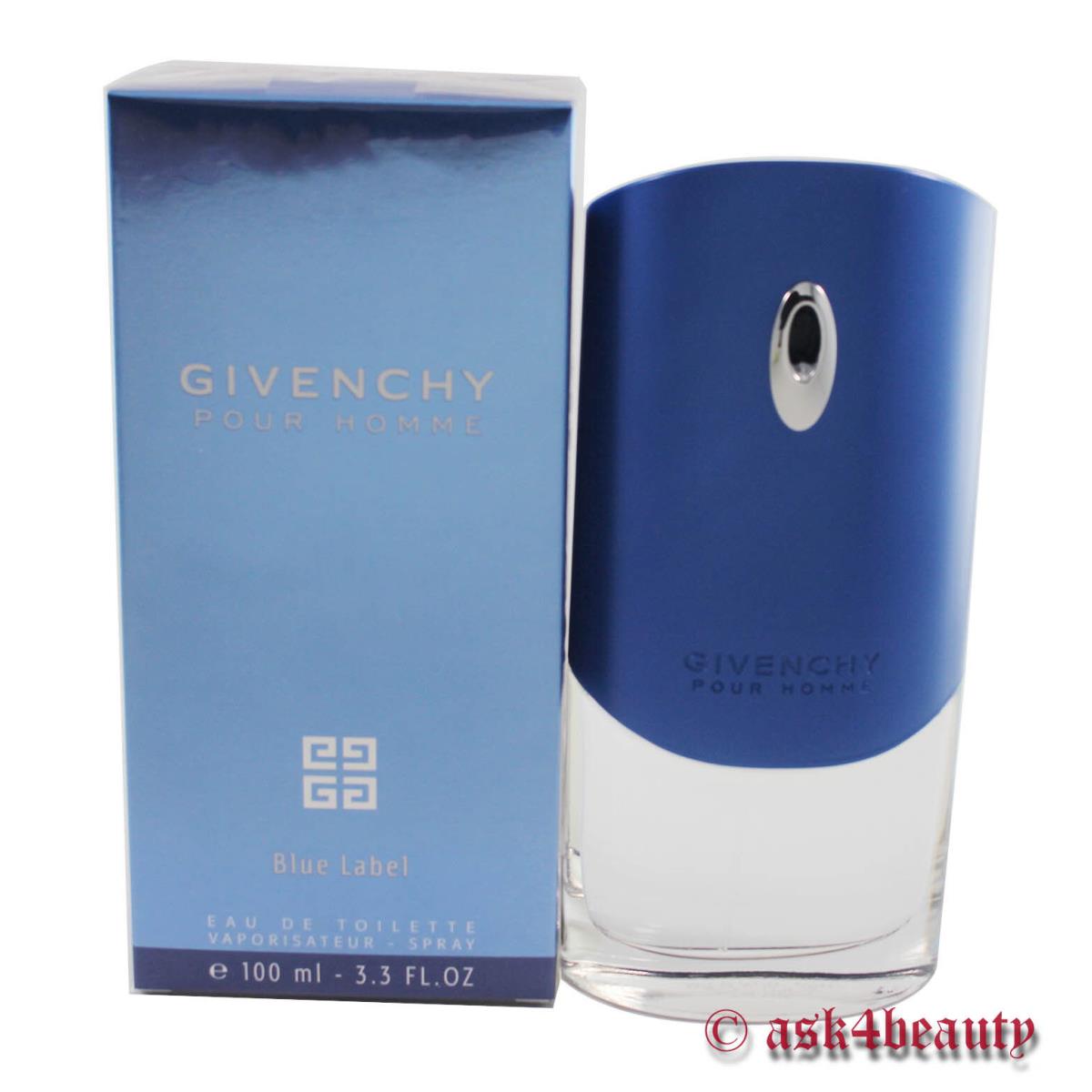 Blue Label By Givenchy 3.4oz/100ml Edt Spray For Men