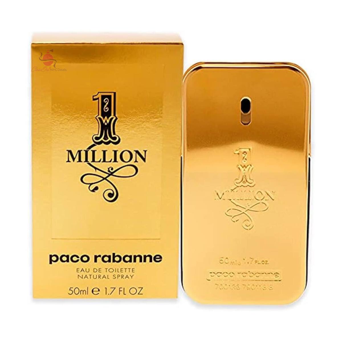 Paco Rabanne One 1 Million by 1.7 oz Edt Spray For Men