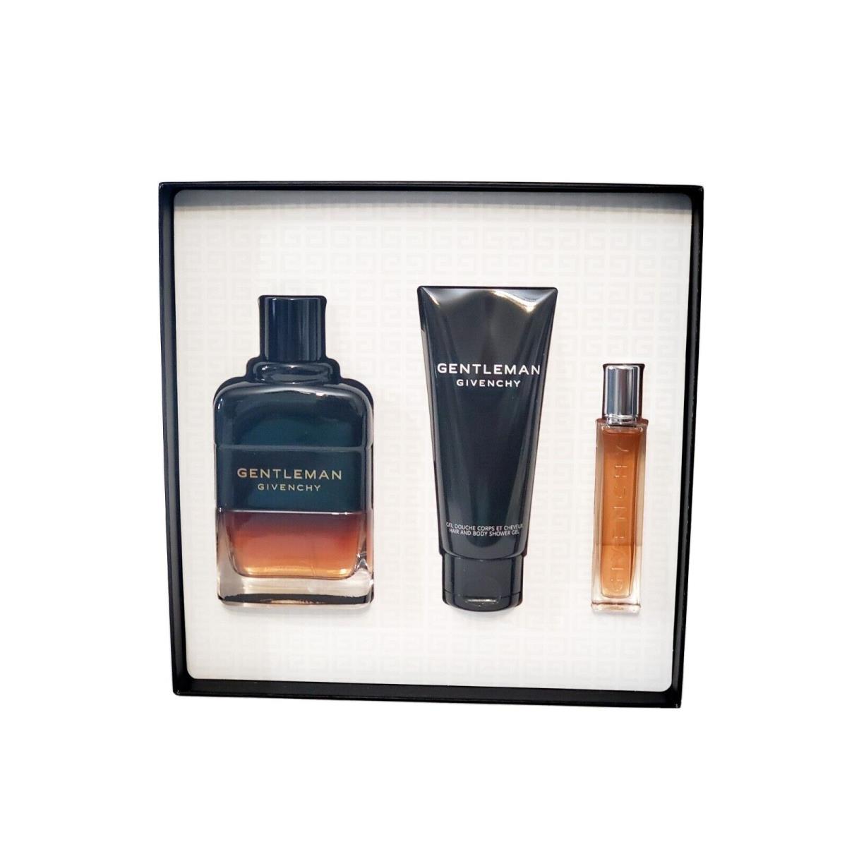 Givenchy Gentleman Reserve Privee 3 Pcs Giftset 3.3oz Edp +mini+ 2.5 Shower Gel