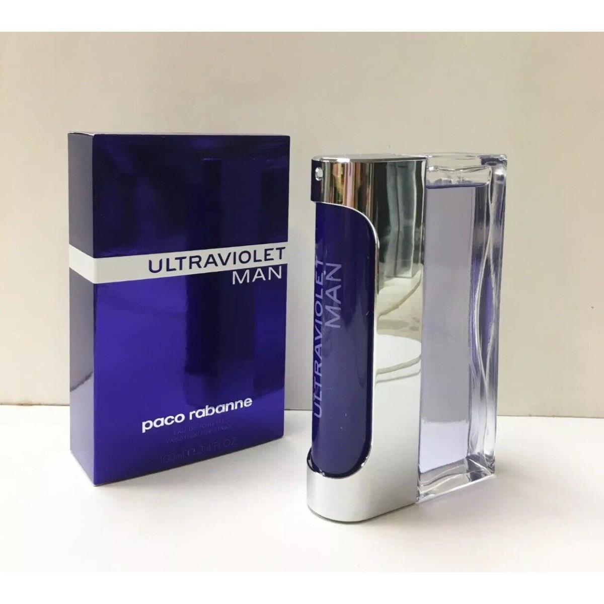 Ultraviolet Man By Paco Rabanne Eau De Toilette Spray 3.4oz. For Men Nisb