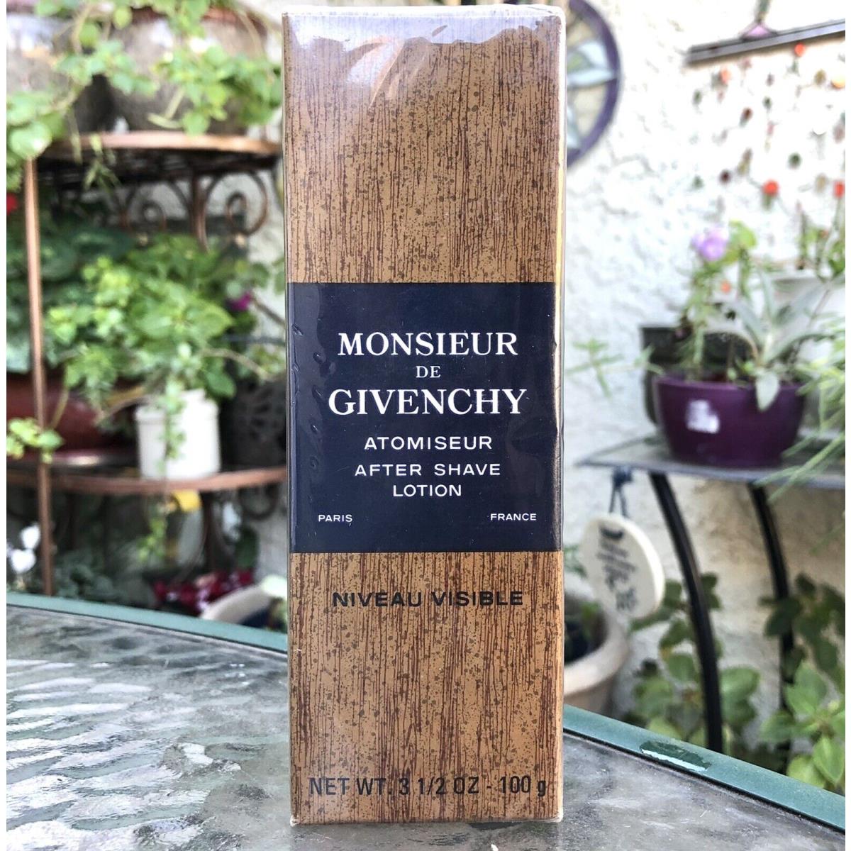 Vintage Monsieur de Givenchy 3.5oz 100g Aftershave Lotion Spray