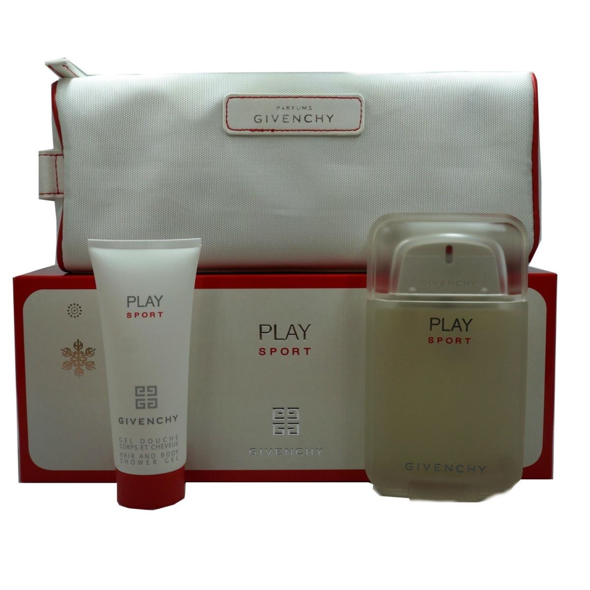 Givenchy Play Sport 3 Piece Gift Set Eau DE Toilette Spray 100ML NIB-P155076