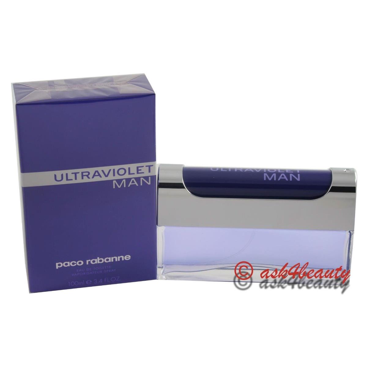 Ultraviolet By Paco Rabanne 3.3oz Edt Cologne Spray For Men