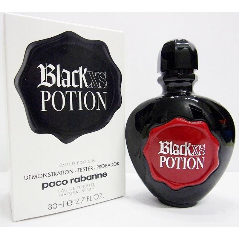 Black XS Potion For Women Paco Rabanne Eau de Toilette Spray 2.7 oz As Shown