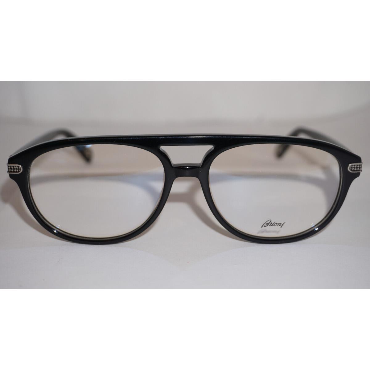 Brioni Eyeglasses Black Aviator BR0043O 001 58 17 145