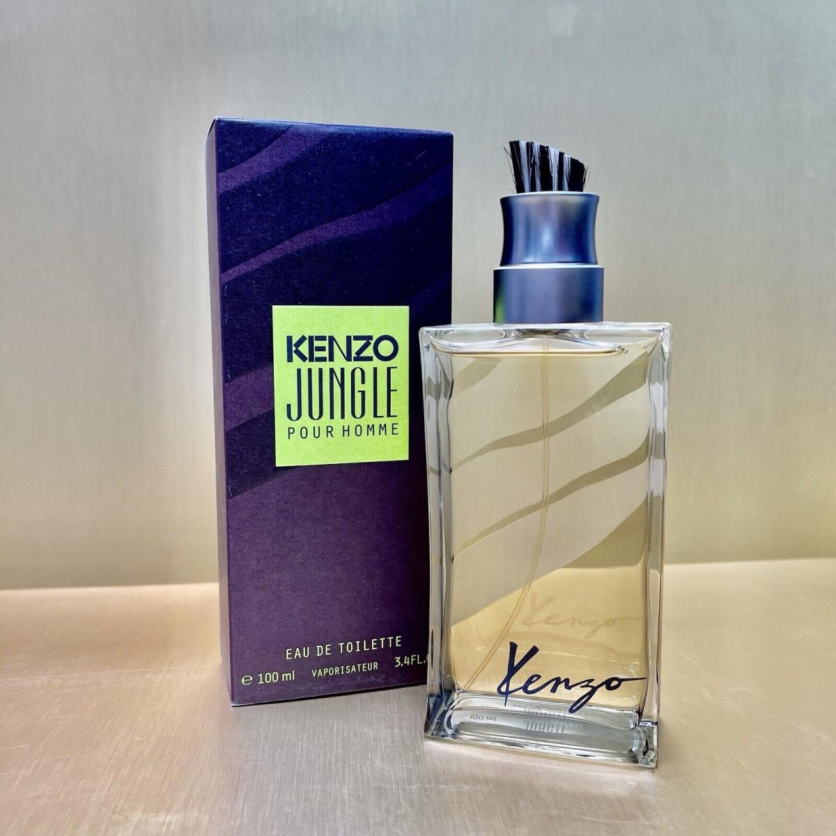 Kenzo Jungle Pour Homme Eau de Toilette 3.4oz-100ml Spray Rare Vintage BA33