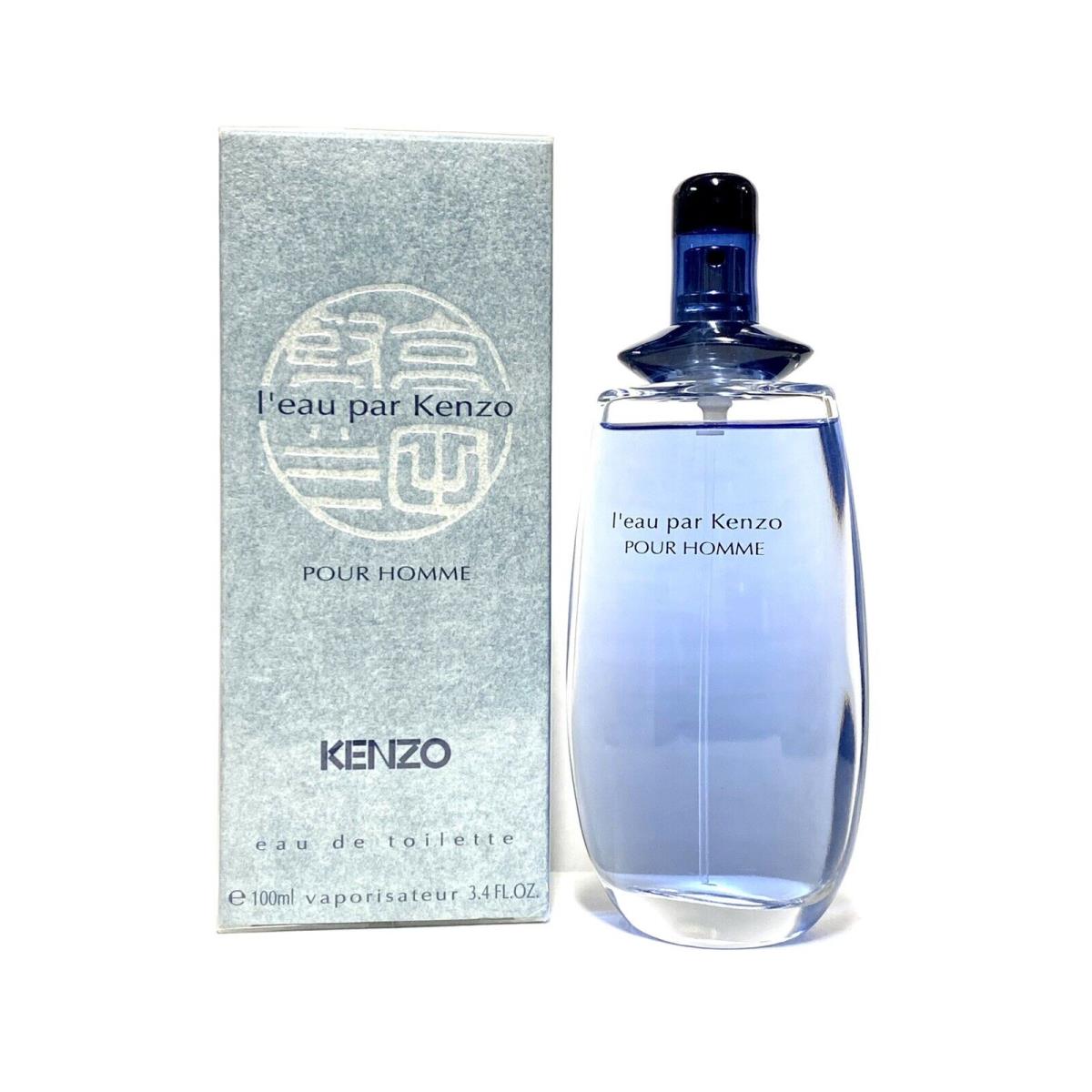 L`eau Par Kenzo Men Cologne 3.4oz-100ml Edt Spr Rare Vintage BB31