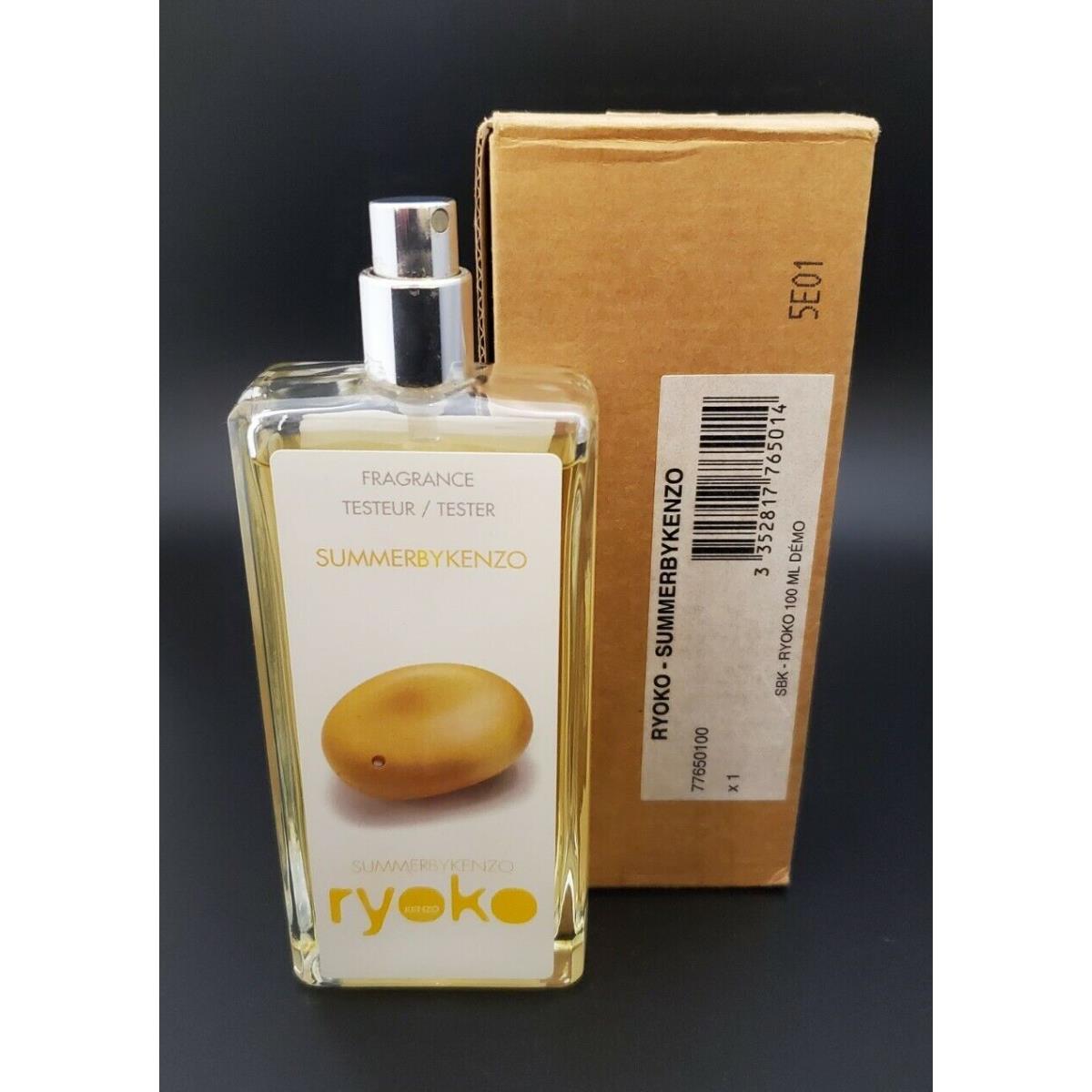 Ryoko Summer By Kenzo For Women Edp Spray 3.3oz/100mL Tester Box Rare NO Cap