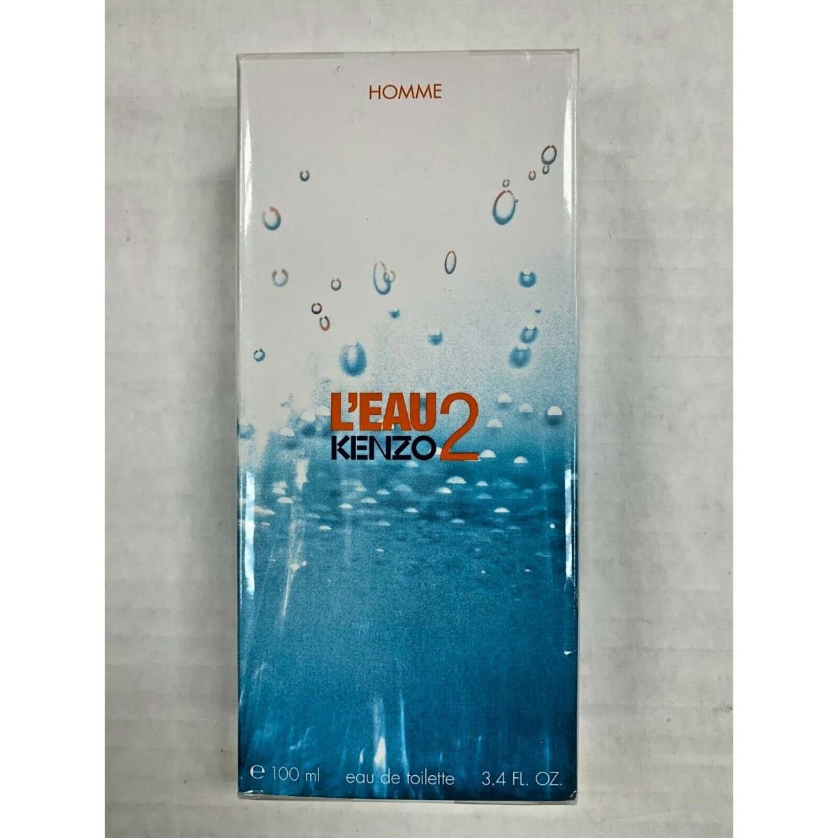 Kenzo L`eau 2 Homme Edt Eau De Toilette Spray 100ml 3.4fl.oz Men