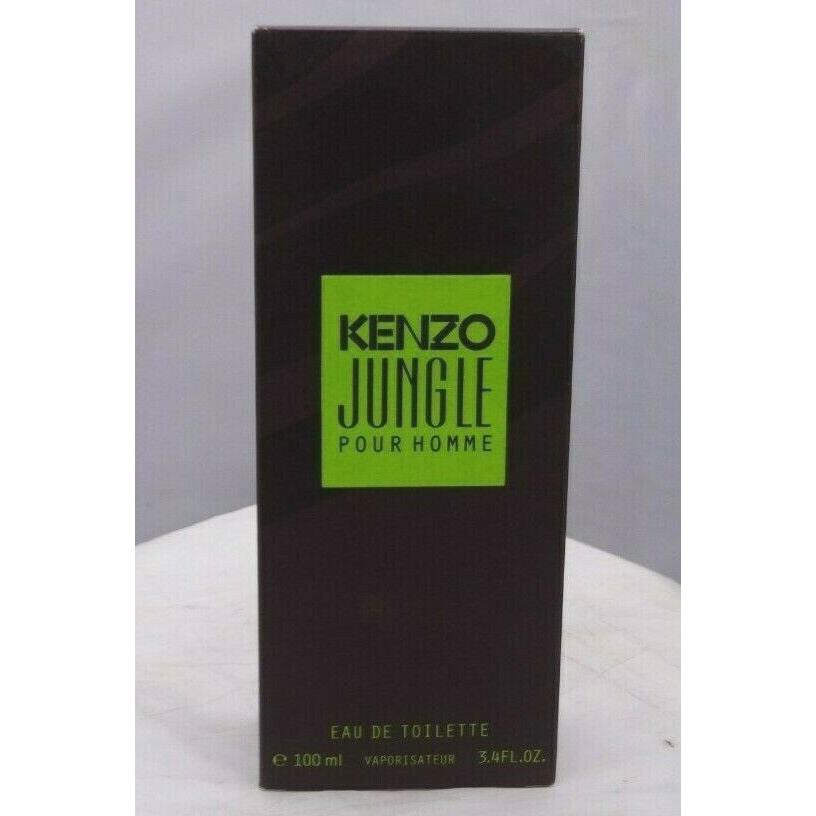 Vintage Kenzo Jungle Pour Homme Edt 3.3/3.4 fl oz 100ml