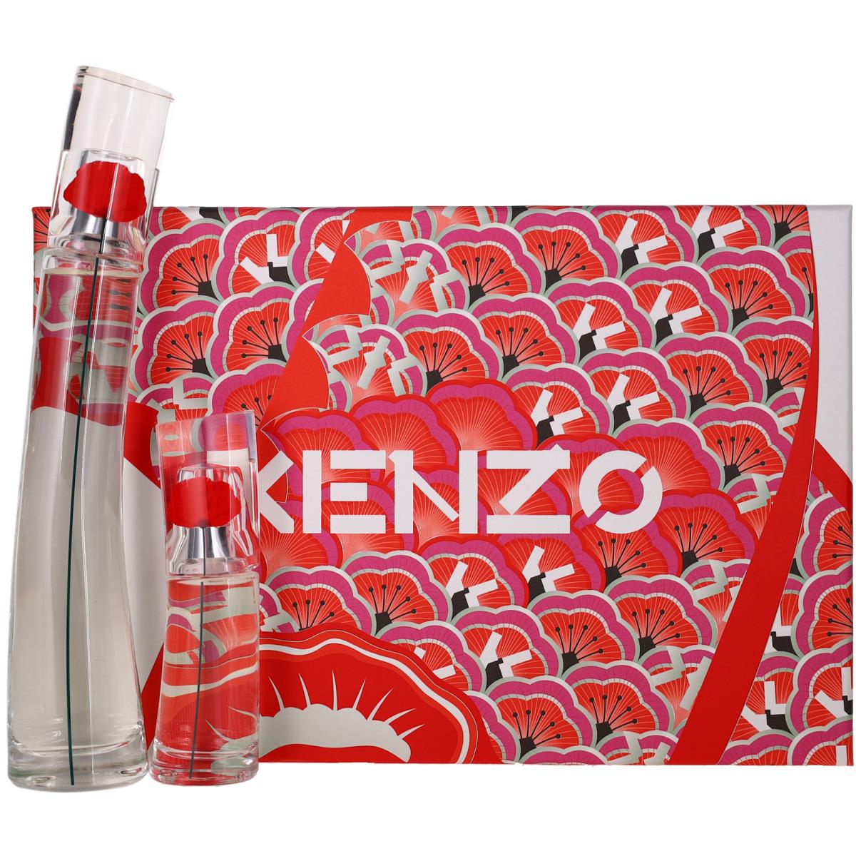 Flower By Kenzo For Women Set: Edp + Edp 1.7oz+0.5oz