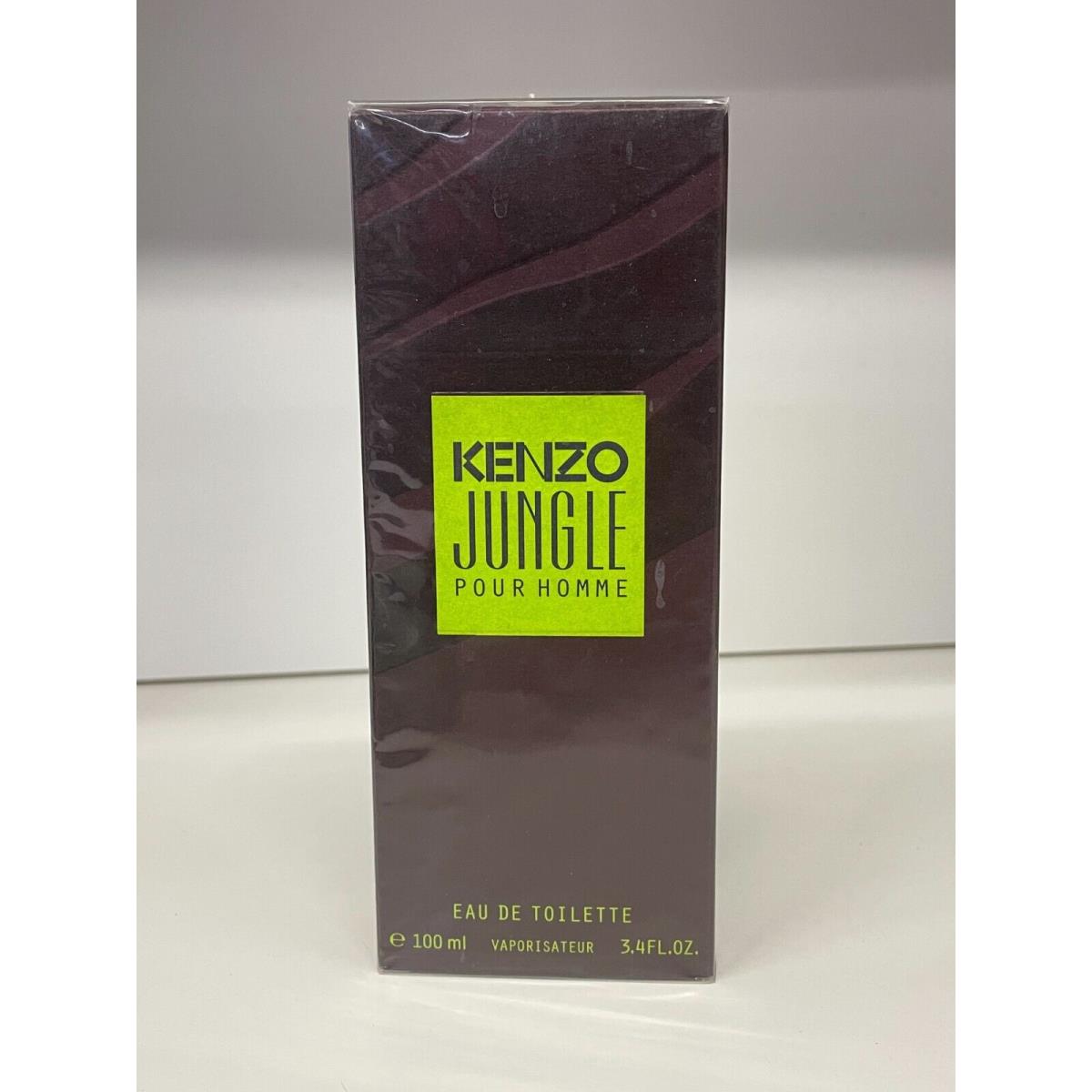 Kenzo Jungle Men Cologne 3.4 oz Eau De Toilette Spray 1997 Vintage Formula