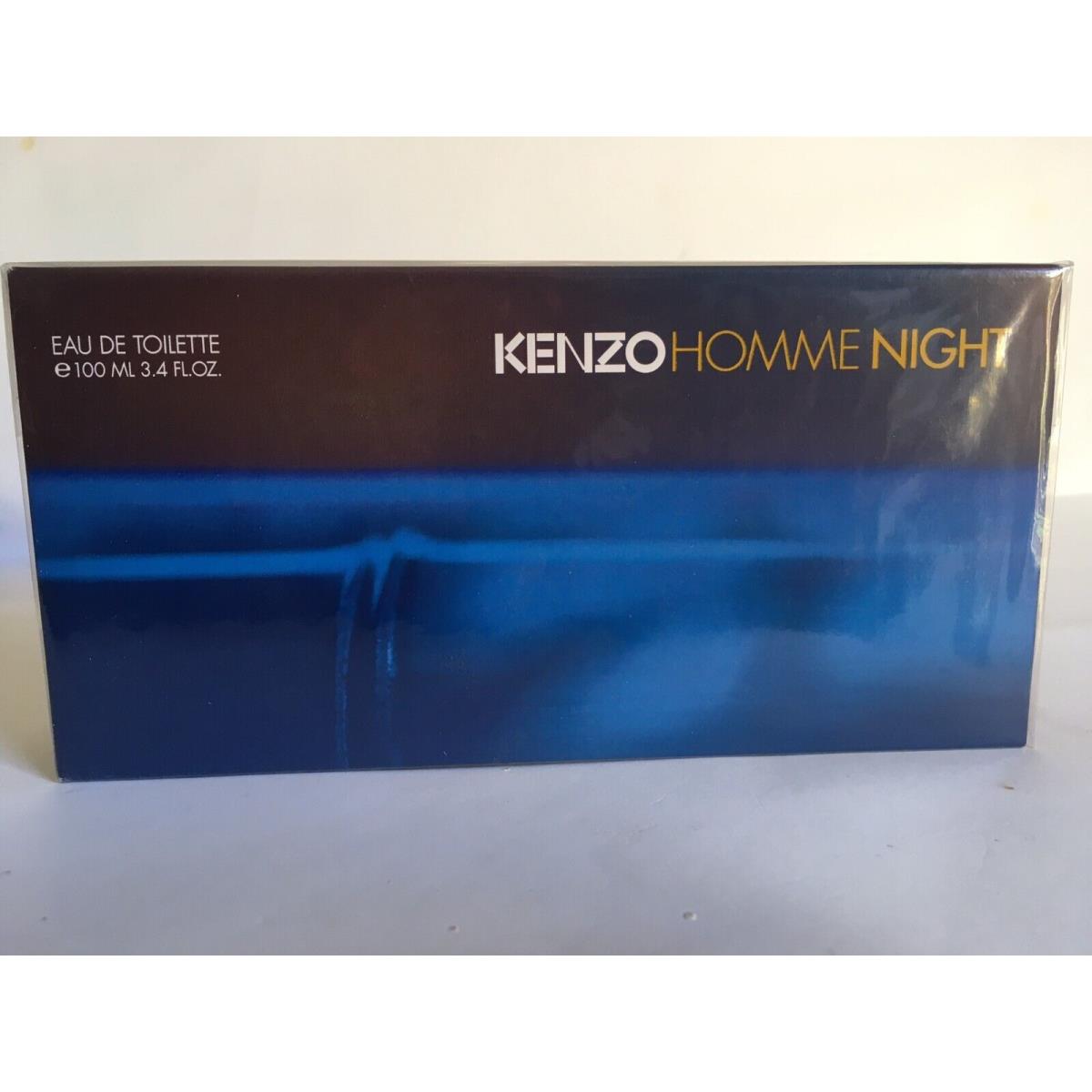 Kenzo Homme Night 3.4oz Edt Spray For Men Rare