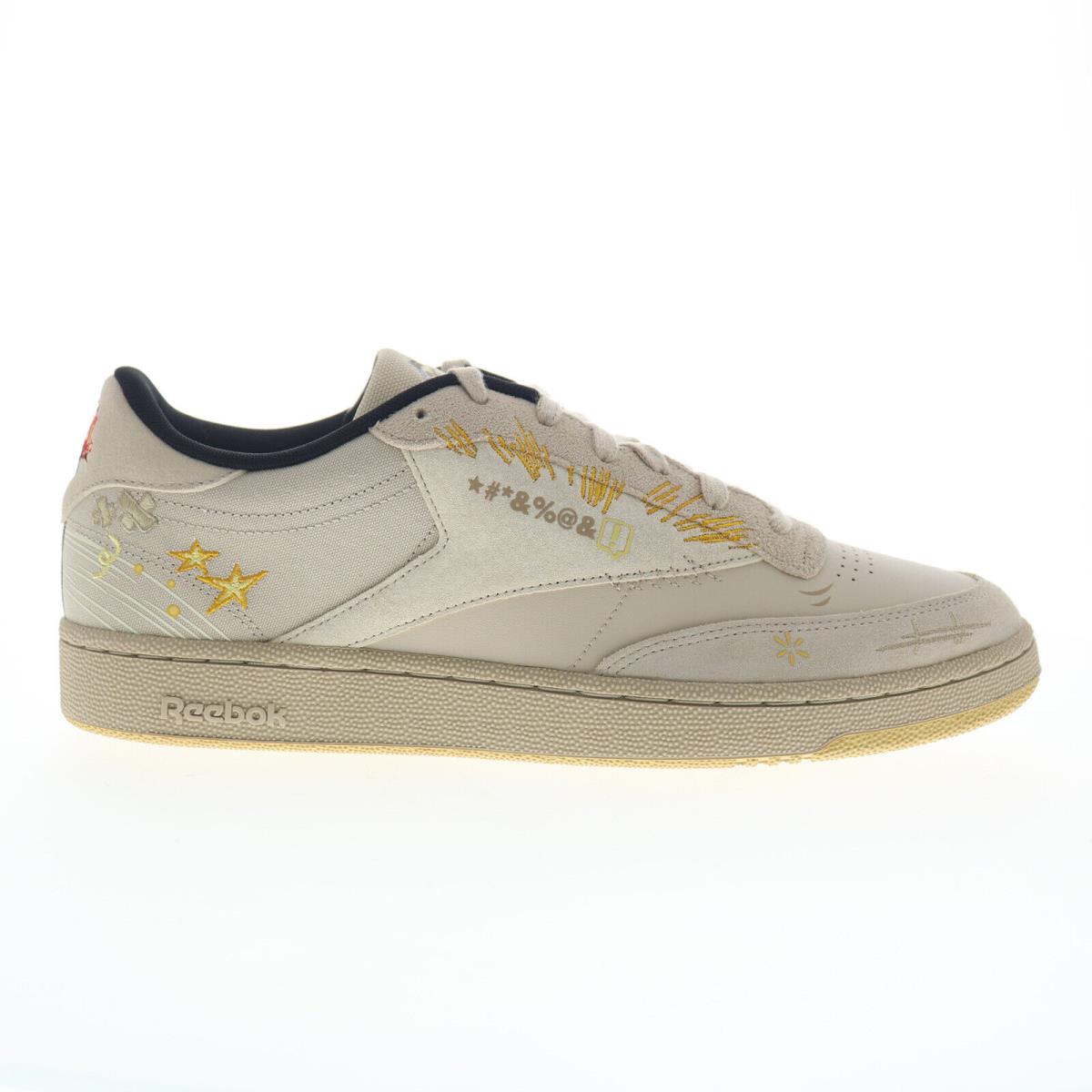 Reebok Club C 85 Looney Tunes Mens Gray Leather Lifestyle Sneakers Shoes