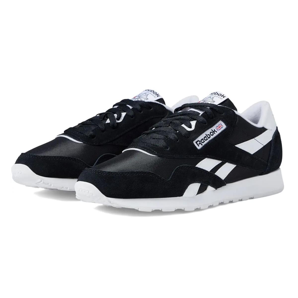 Man Reebok Classic Nylon Sneaker Shoe Code GY7231 Black/white