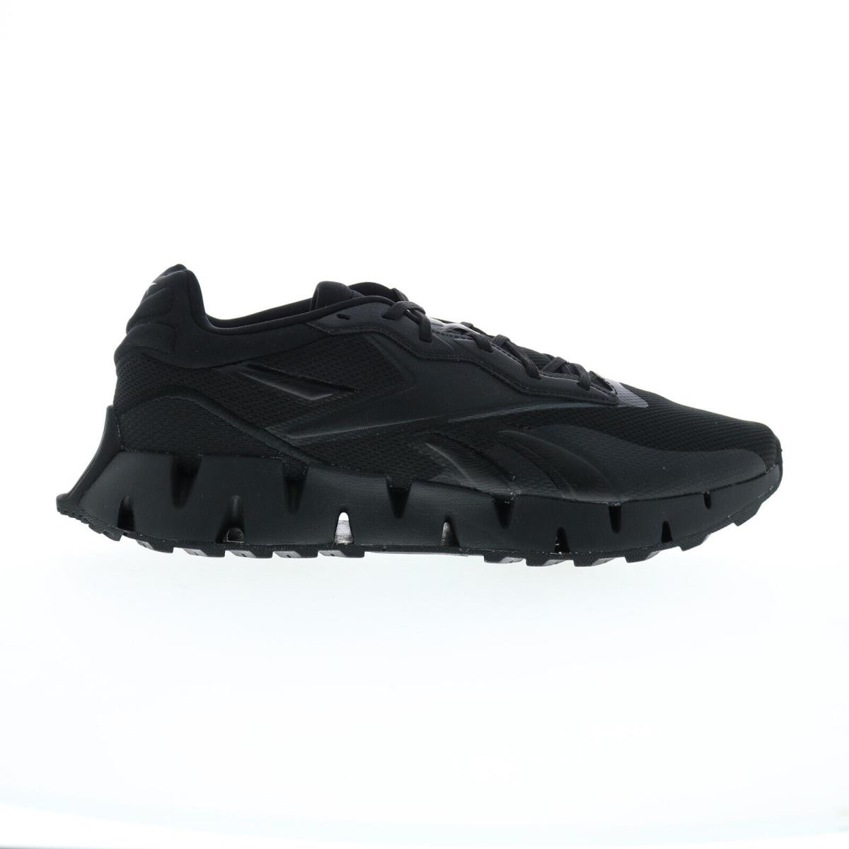 Reebok Zig Dynamica 4 Adventure Mens Black Canvas Lifestyle Sneakers Shoes - Black