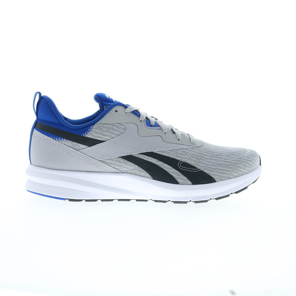 Reebok Runner 4 4E Mens Gray Wide Canvas Athletic Running Shoes - Gray