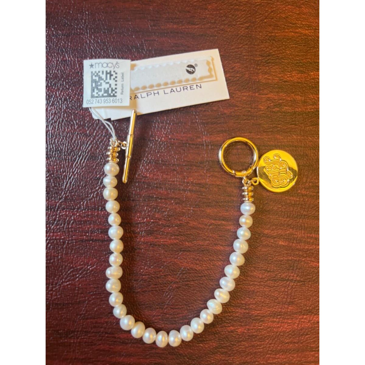 Lauren Ralph Lauren Jewelry Select 50+ Necklace Earring Bracelet $35-$98 Bracelet, Pearl, Freshwater, Charm, 7.5 `