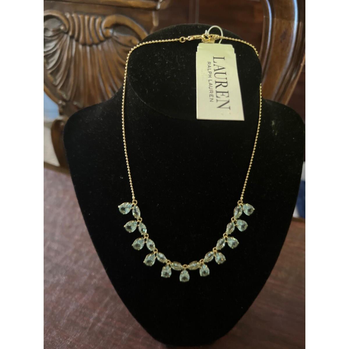 Lauren Ralph Lauren Jewelry Select 50+ Necklace Earring Bracelet $35-$98 Necklace, Blue Stone, 16 `