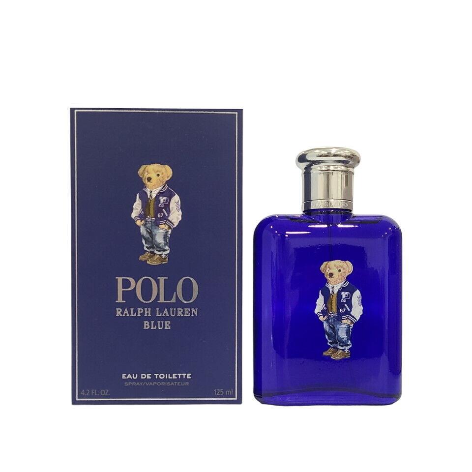 Polo Blue By Ralph Lauren Edt 4.2 oz /125 ml Spray For Men Bear Edition