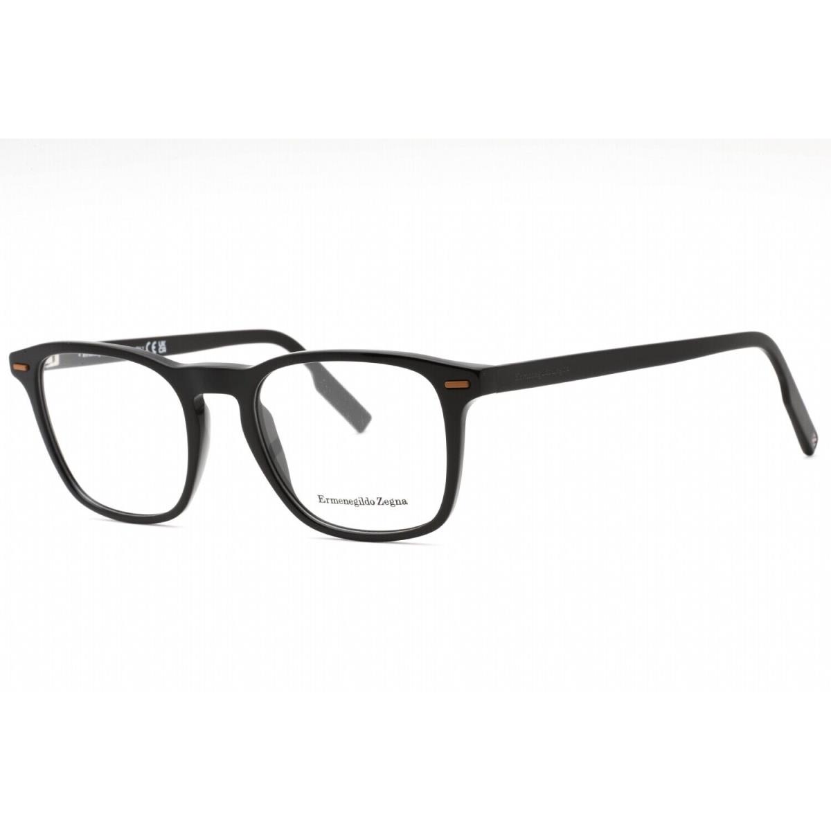 Ermenegildo Zegna EZ5244 001 Eyeglasses Shiny Black Frame 51mm