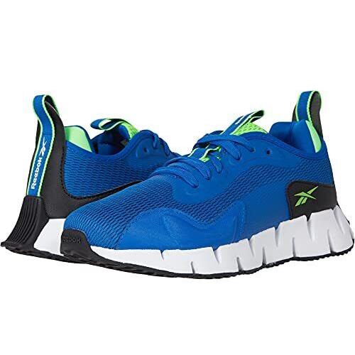 Reebok Boy`s Zig Dynamica Vector Blue/black/solar Green 3.5 Big Kid - Vector Blue/Black/Solar Green