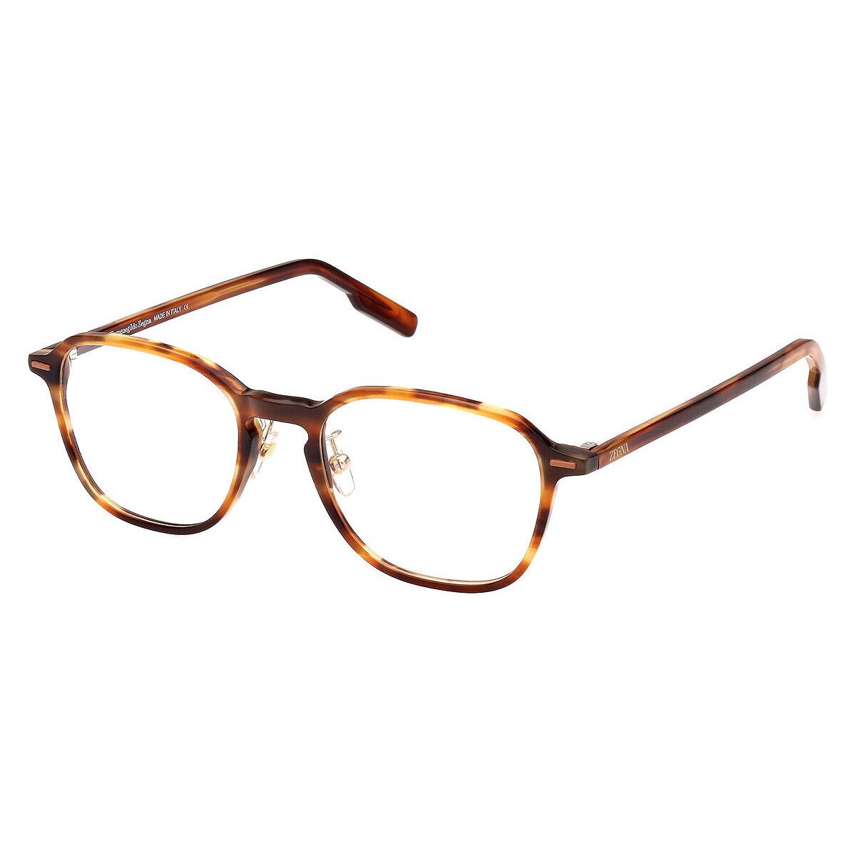 Ermenegildo Zegna EZ5255-H Eyeglasses Shiny Classic Havana