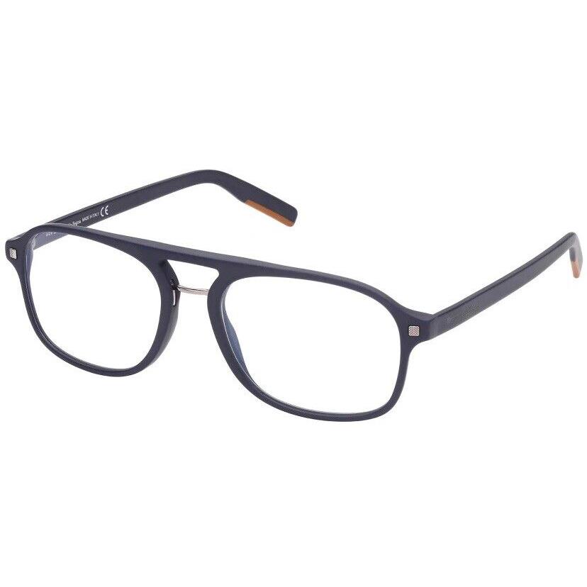 Ermenegildo Zegna Aviator Blue 091 Eyeglasses Frame EZ5181 55-18-145