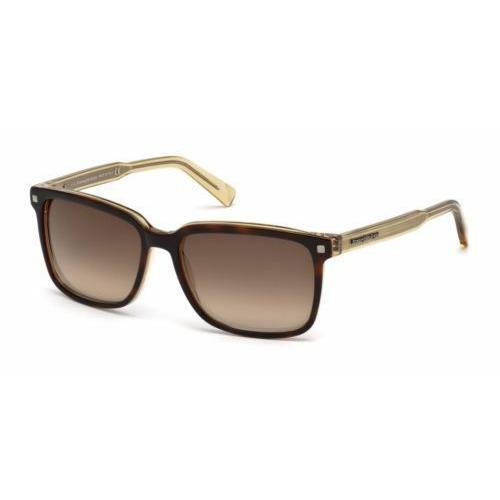 Ermenegildo Zegna Sunglasses EZ 62 EZ 0062 56F Havana/other / Gradient Brown