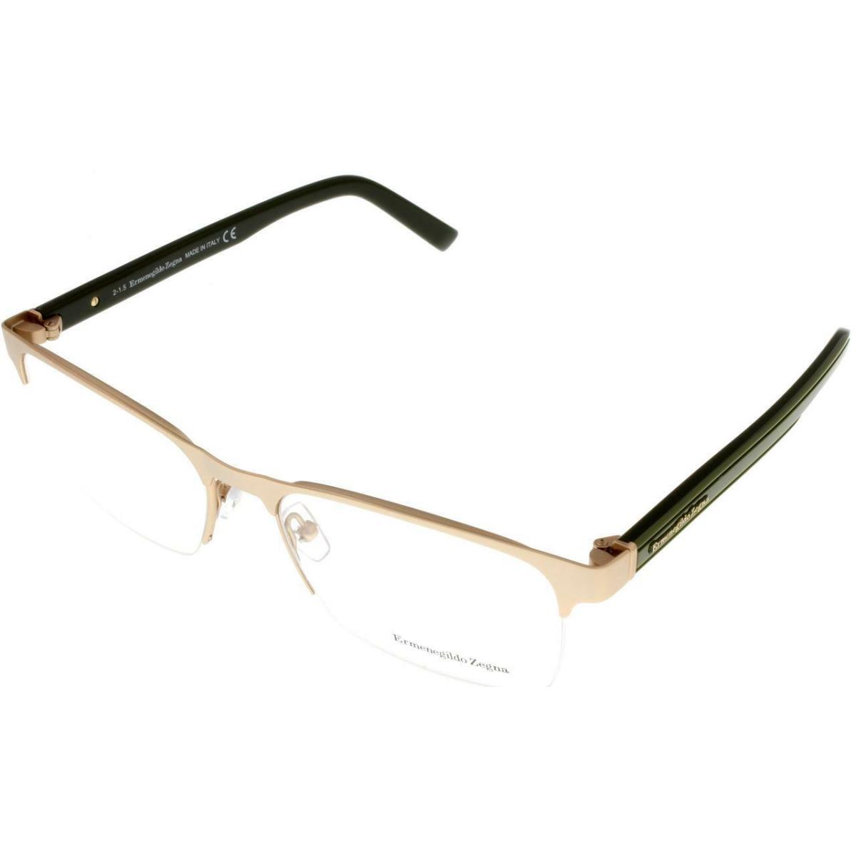 Ermenegildo Zegna Eyewear Frame Matte Black Semi Rimless EZ5023 029