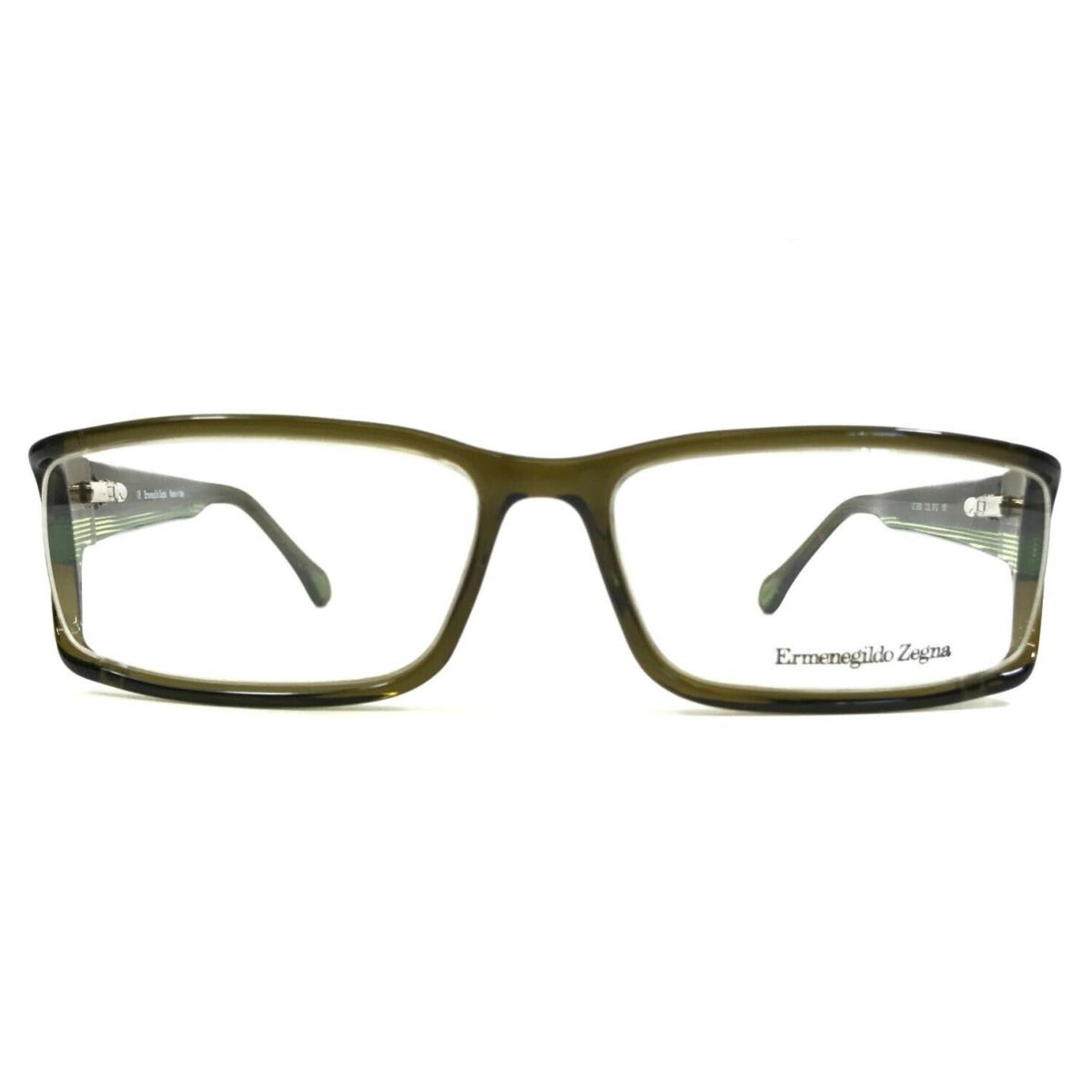 Ermenegildo Zegna Eyeglasses Frames VZ 3560 COL.0912 Green Semi Rimmed 57-15-130