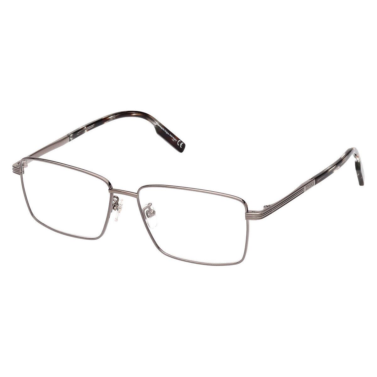 Ermenegildo Zegna EZ5258-H Eyeglasses Shiny Light Ruthenium