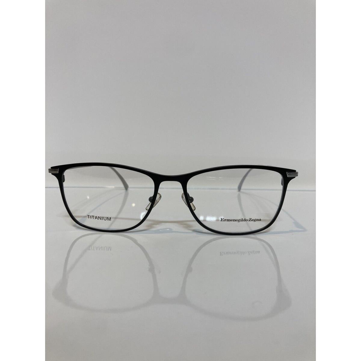 Ermengildo Zegna EZ5103 001 Black Titanium Metal Eyeglasses 55mm