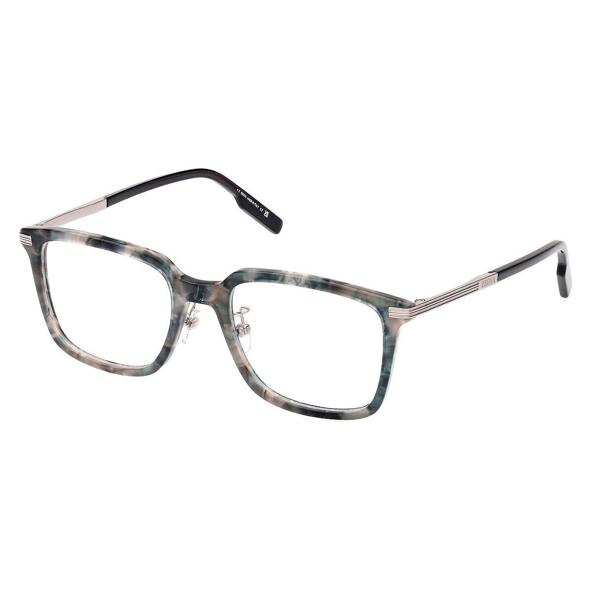 Ermenegildo Zegna EZ5265-H Shiny Vintage Gray-blue Havana/light Ruthenium