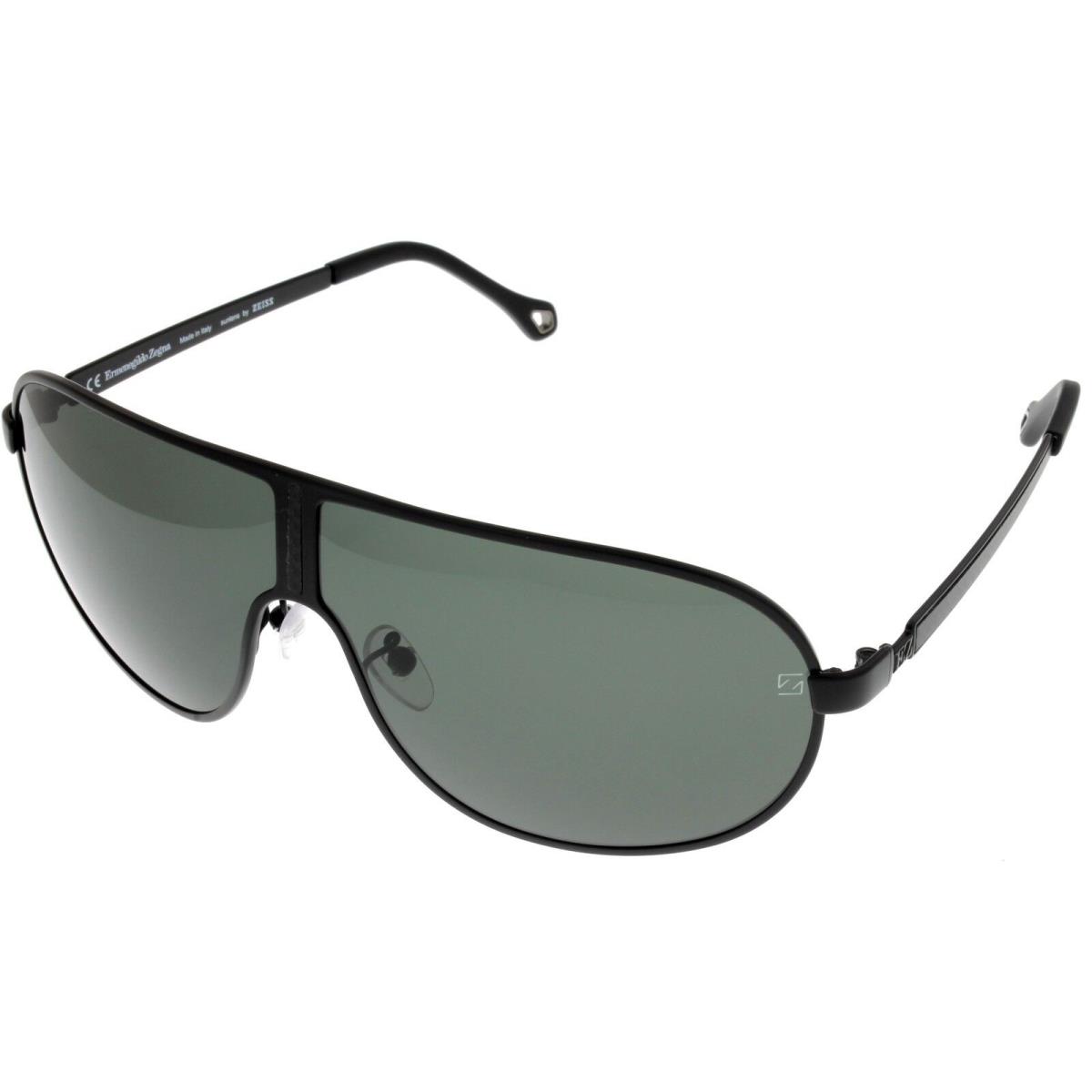 Ermenegildo Zegna Sunglasses Unisex Black Green Aviator SZ3292 0531