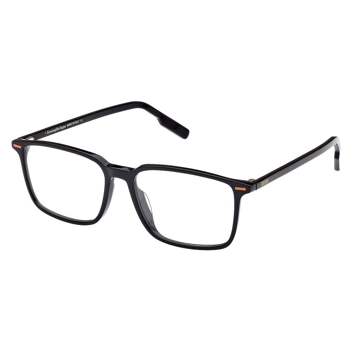 Ermenegildo Zegna EZ5257-H Eyeglasses Shiny Black/vicuna 55mm