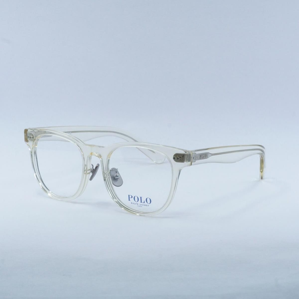 Polo Ralph Laurent PH2264D 5034 Shiny Transparent Pinot Grey 52mm Eyeglasses