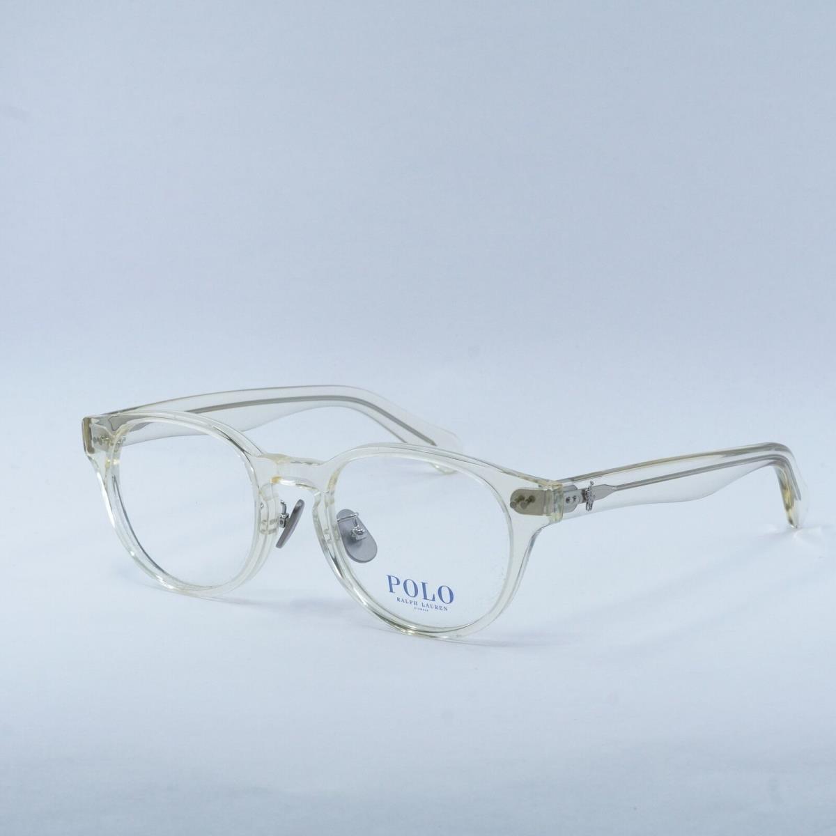 Polo Ralph Laurent PH2265D 5034 Shiny Transparent Pinot Grey 51mm Eyeglasses