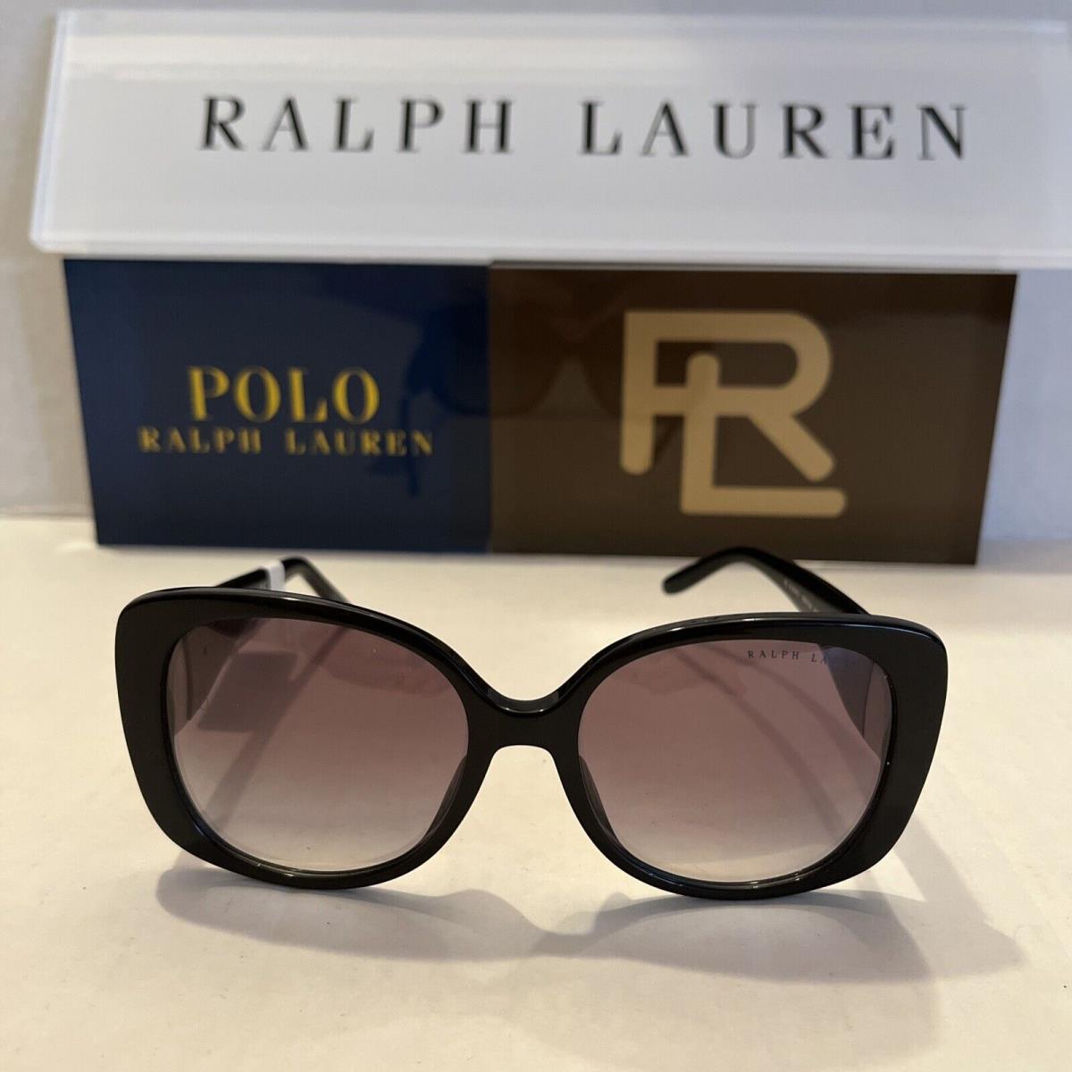 Ralph Lauren RL8196BU 5001V6 Shiny Black 55 mm Women`s Sunglasses