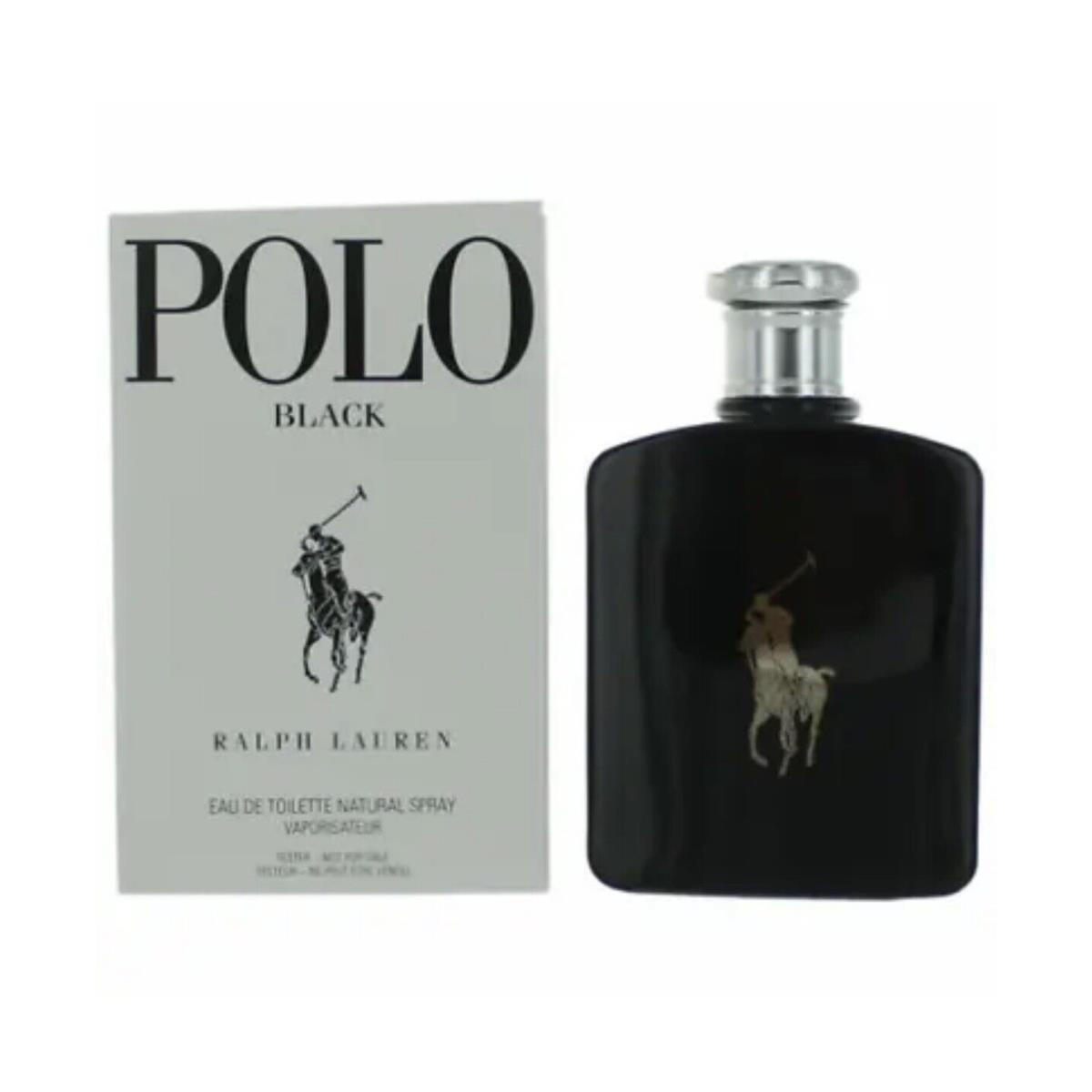 Ralph Lauren Polo Black For Men Eau de Toilette Spray 4.2 Mens Tstr