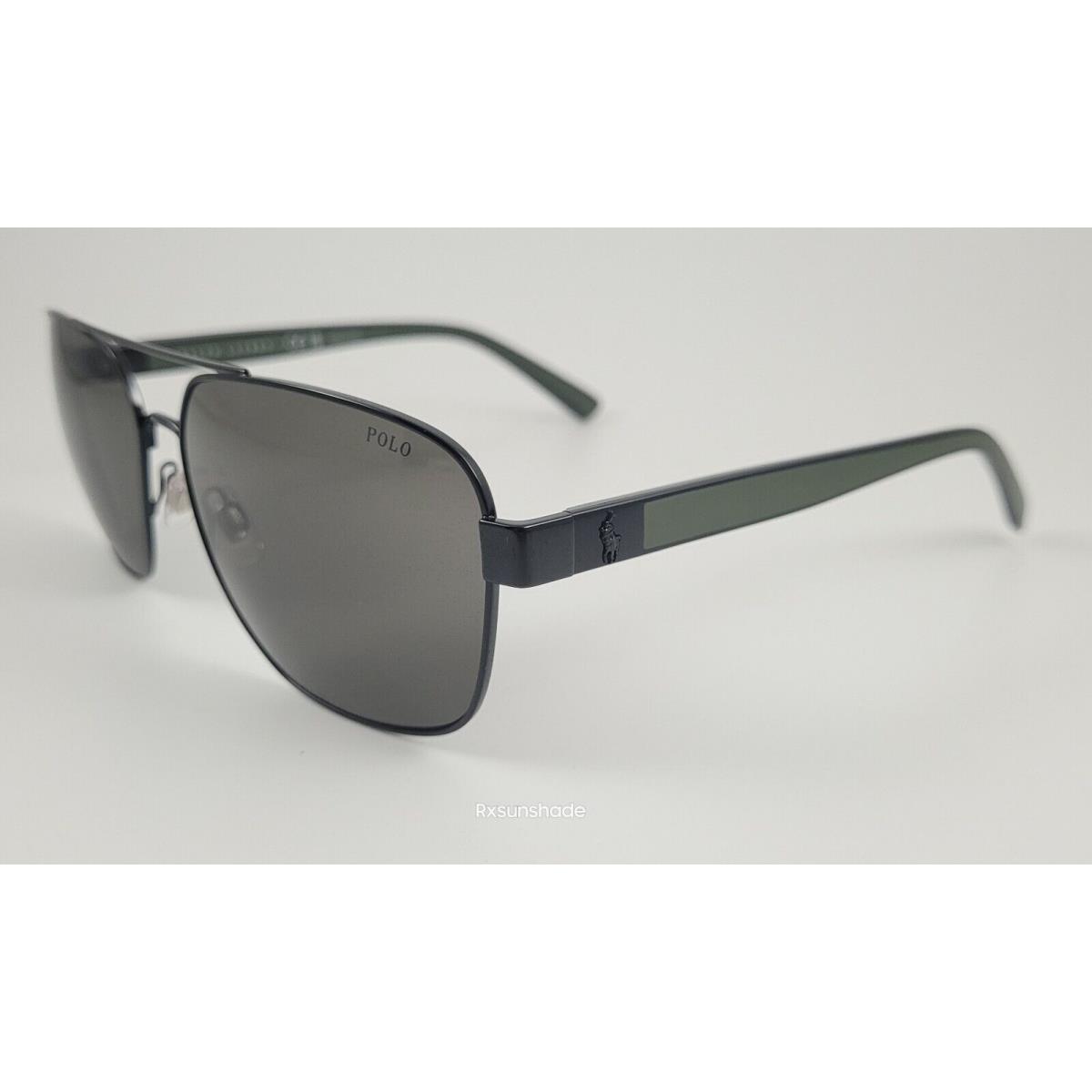 Ralph Lauren Polo Sunglasses PH 3154 Color 9258/3 Black Size 62 Large Square