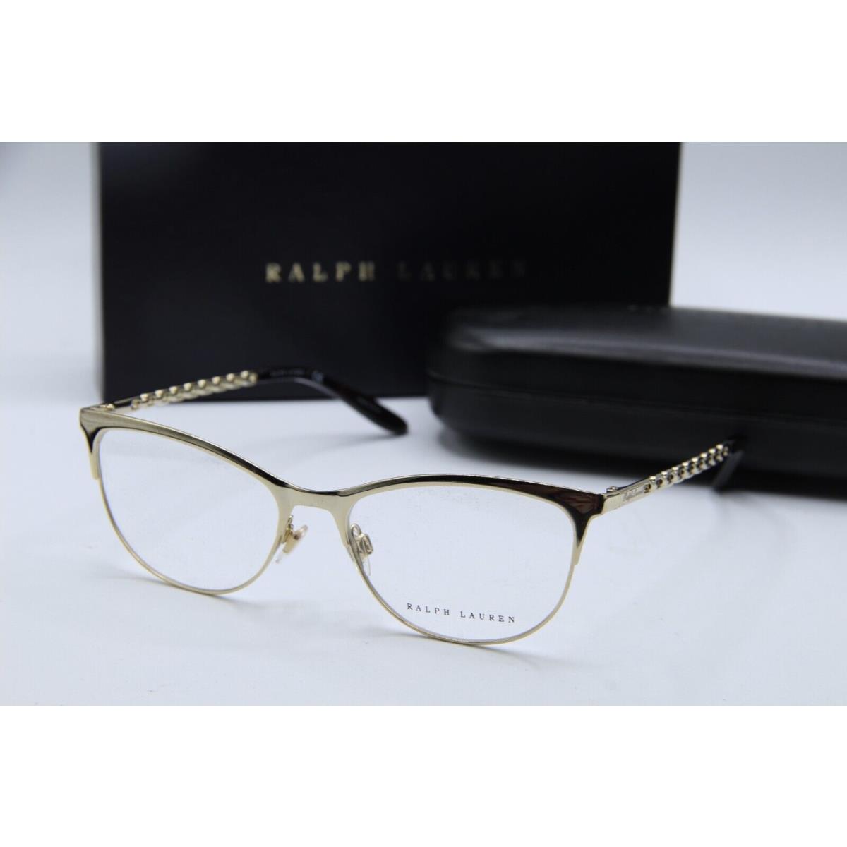 Ralph Lauren RL 5106 9116 Gold Black Frames Eyeglasses 53-16