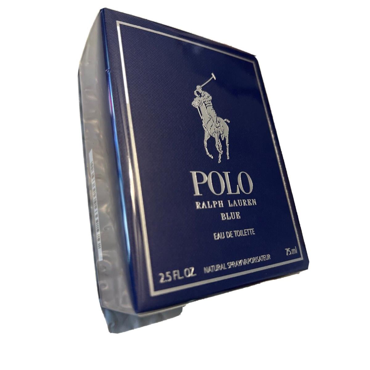 Ralph Lauren Polo Blue 2.5 oz Eau de Toilette Edt Spray For Men