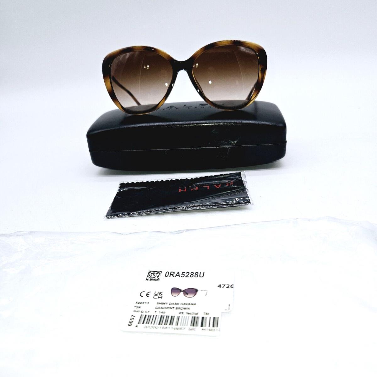 Ralph Lauren Sunglasses RA5288U 500313 Havana Gradient Brown Women`s