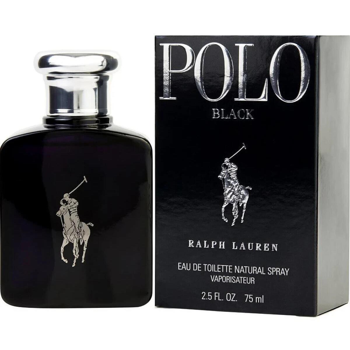 Polo Black by Ralph Lauren For Men Eau de Toilette Spray 2.5 oz