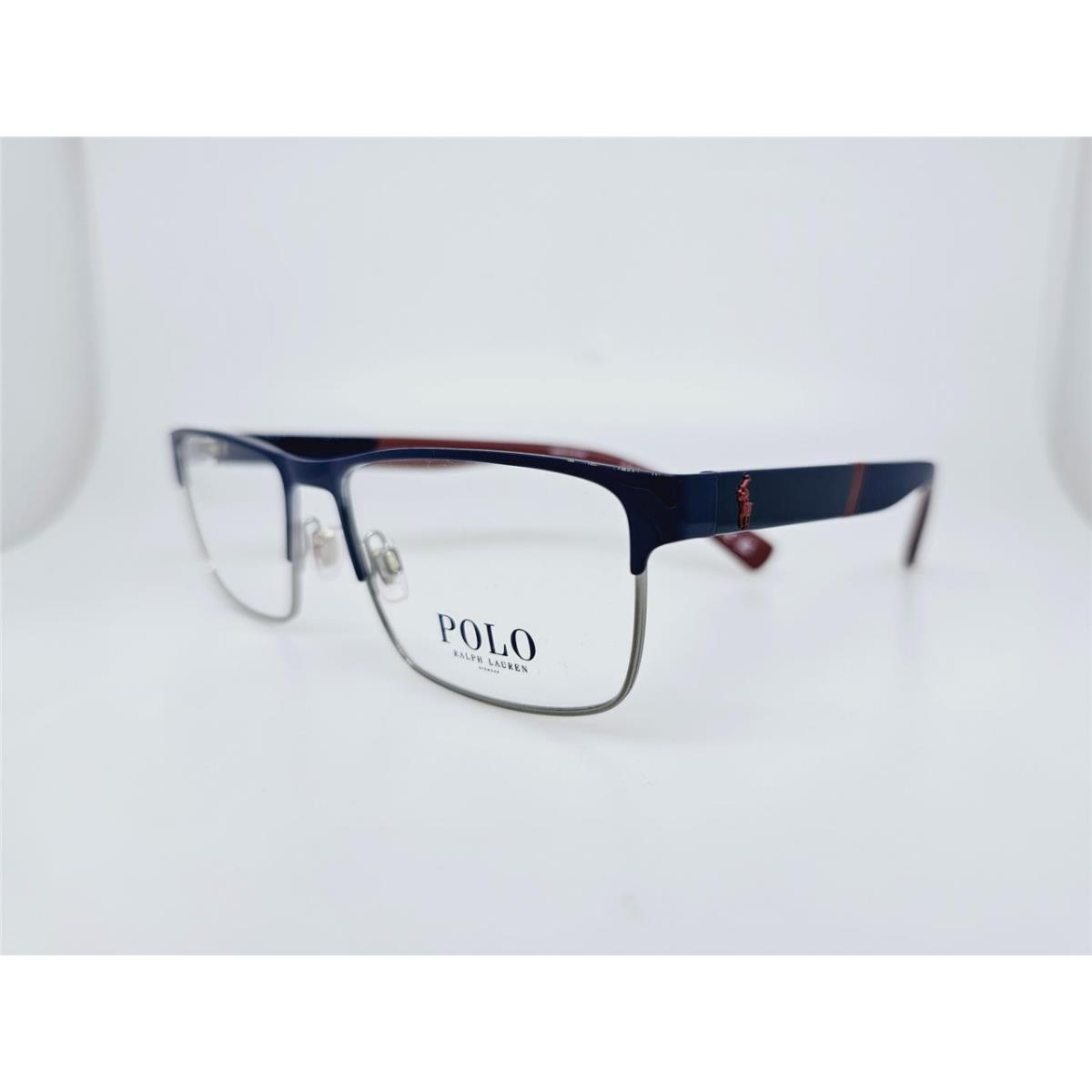 Polo Ralph Lauren PH1215 9467 54MM Shiny Blue Gun Metal Frame W/ Demo Lenses